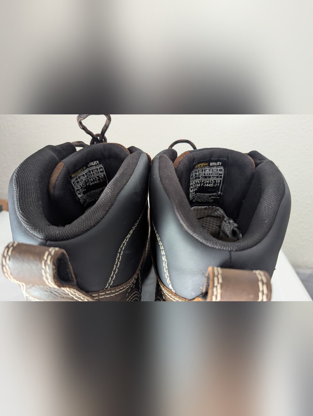 KEEN Utility BOOT Men's Fort Wayne 11.5 EE Carbon Toe Waterproof Work 1027100EE - Picture 9 of 11